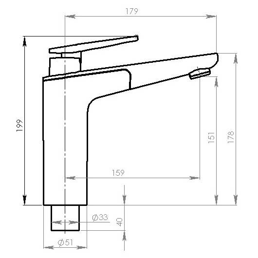 Reich Einhebelmischer Keramik Vector S